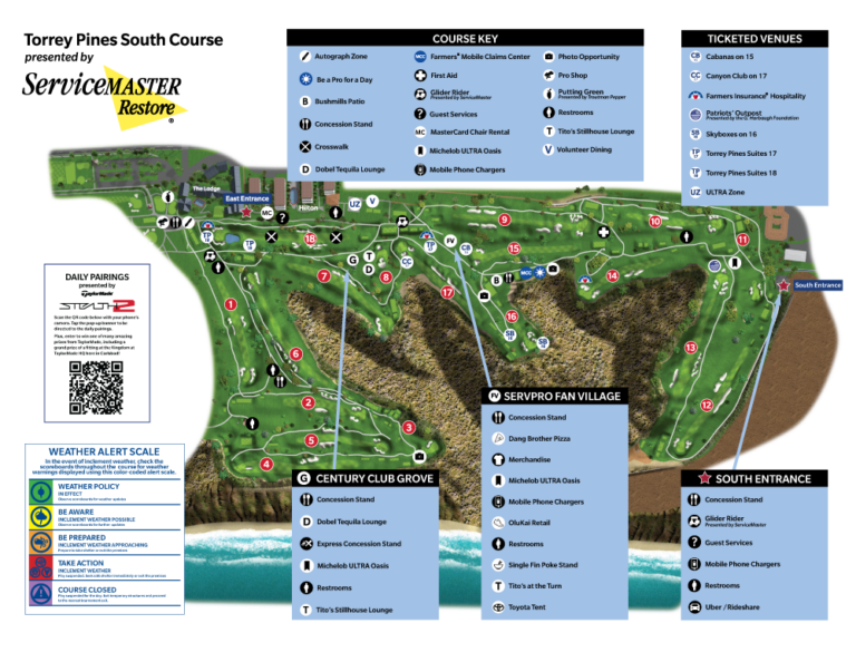 Course Maps Farmers Insurance Open