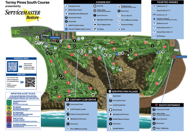 Course Maps Farmers Insurance Open